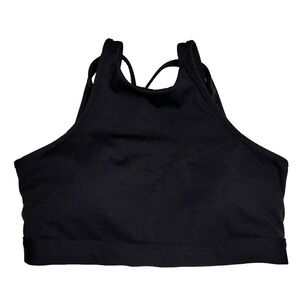 FP Movement by Free People Sports Bra Size Medium Deep Navy Criss Cross Back